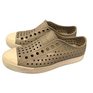 Native Men's Gray and White Slip-On Shoes
